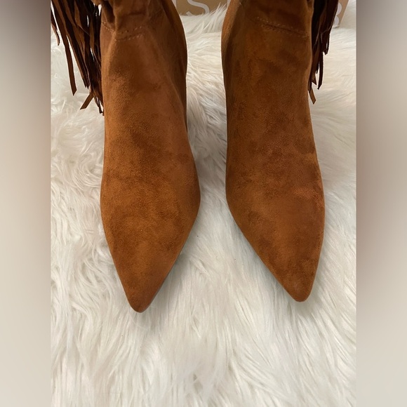 JUSTFAB SANNA Slouchy Boots NIB 7.5 Camel Color - Picture 7 of 11